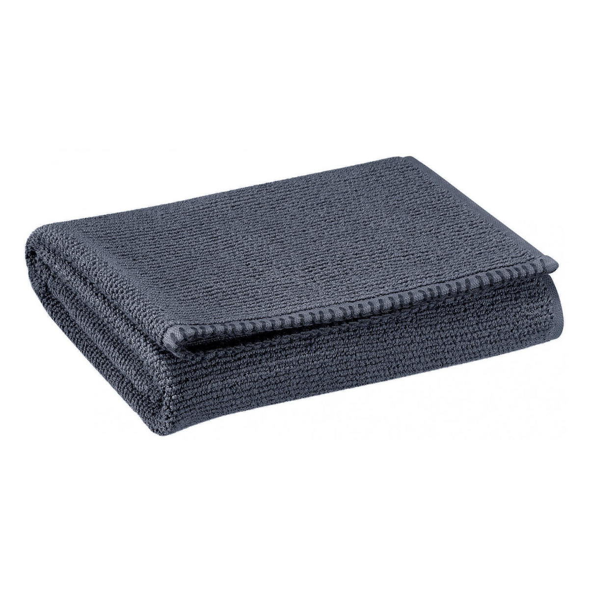 GÄSTETUCH Bora umbra 30 x 50 cm - Dunkelgrau, Textil (30/50cm) - Vivaraise