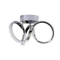 LED-DECKENLEUCHTE Norbert 31/26/20 cm - Chromfarben, Metall (31/26/20cm) - Nettlife