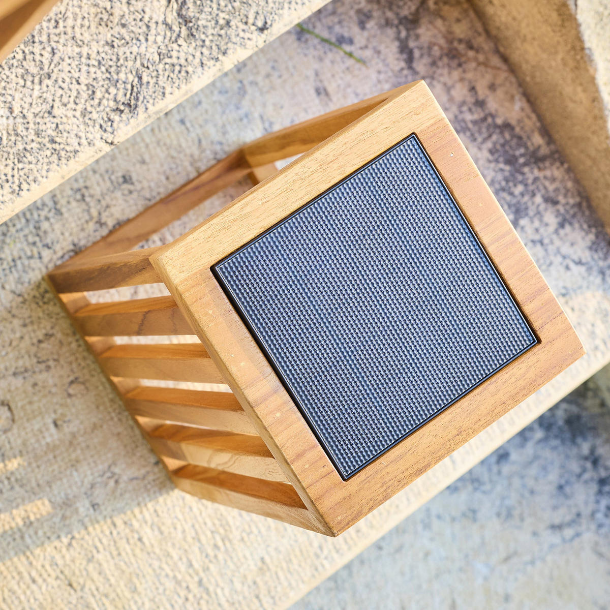 DEKORATIVE CHENNAI hellbraun - Hellbraun, Holz (17/17/30cm) - Lumisky