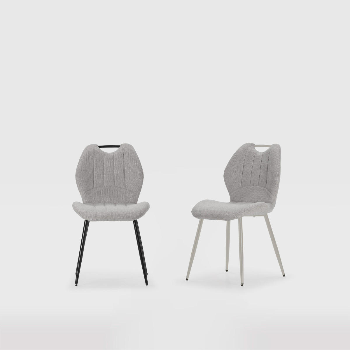 ESSZIMMERSTUHL Muli Beige 48/58/86 cm - Beige, Textil (58/86/48cm) - Calicosy