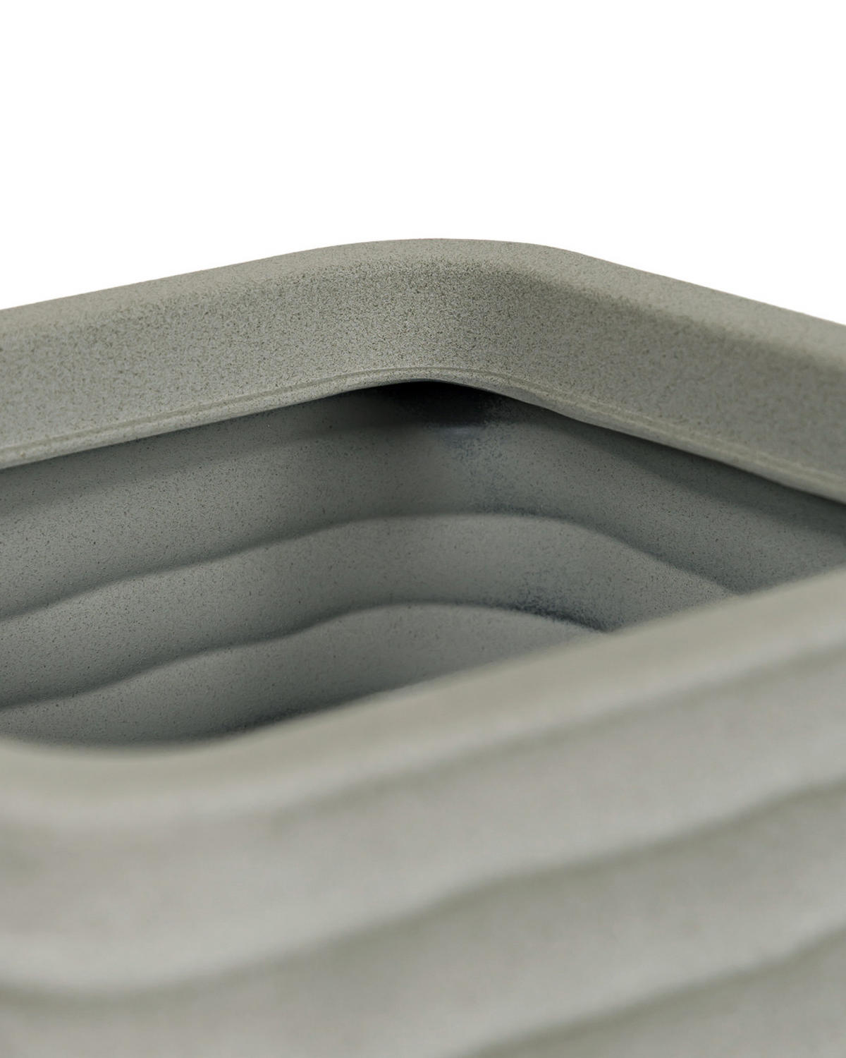 BLUMENTOPF Grau ERBA M 38x38x37 cm - Grau, Kunststoff (37cm) - Mazovia