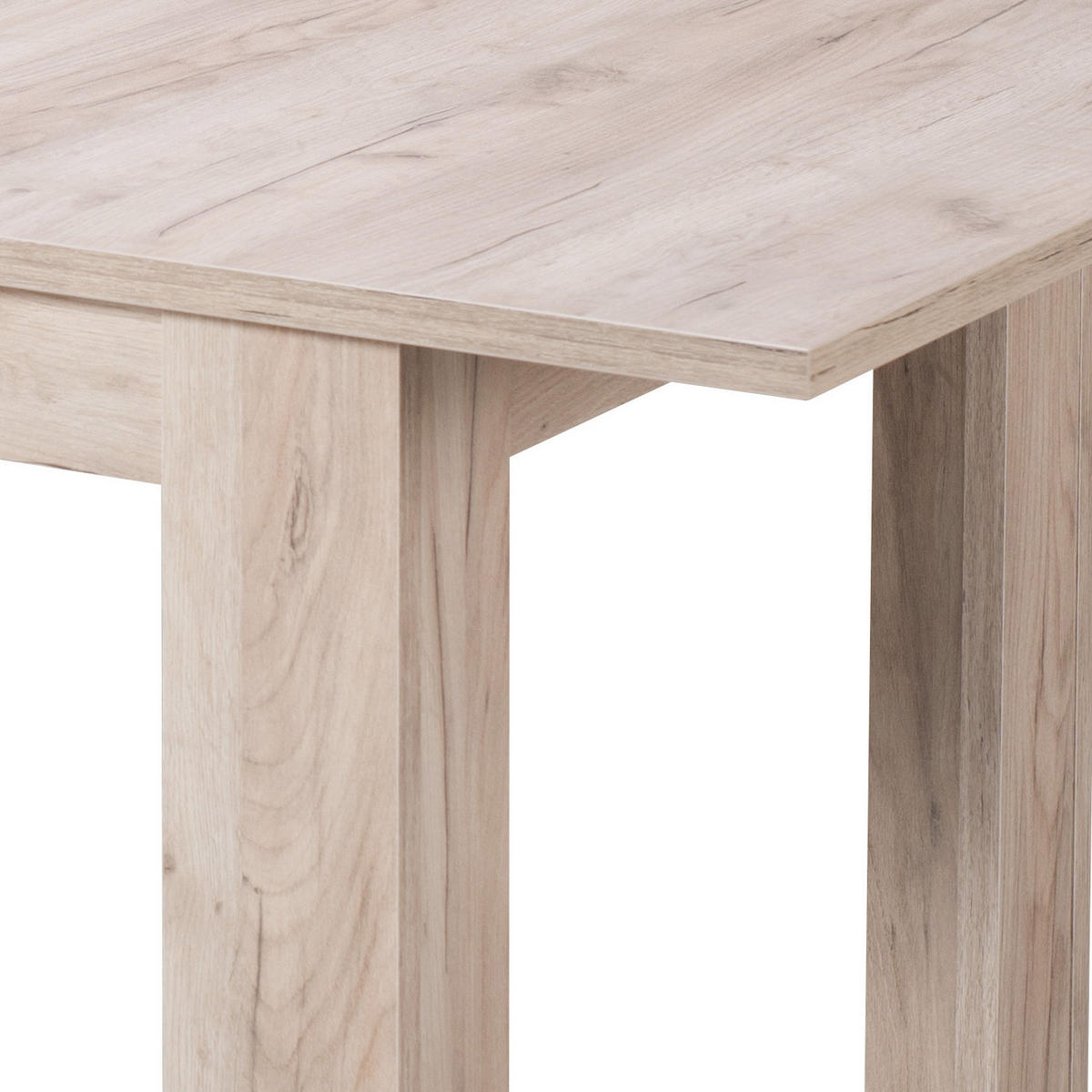 ESSTISCH in Holzwerkstoff 160-200/90/75 cm ausziehbar - Graubraun, Holz (90/160/76cm) - Homestyle4u