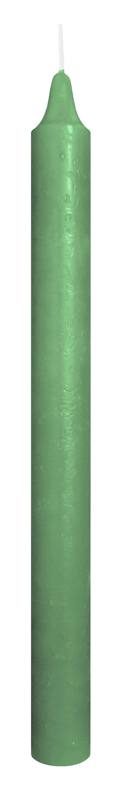 MARBLE Leuchterkerzen durchgefärbt Eukalyptus 250 x 22 mm, 20er Set - Eukalyptusholzfarben, Paraffin (2.2/25/25cm) - Wiedemann Kerzen