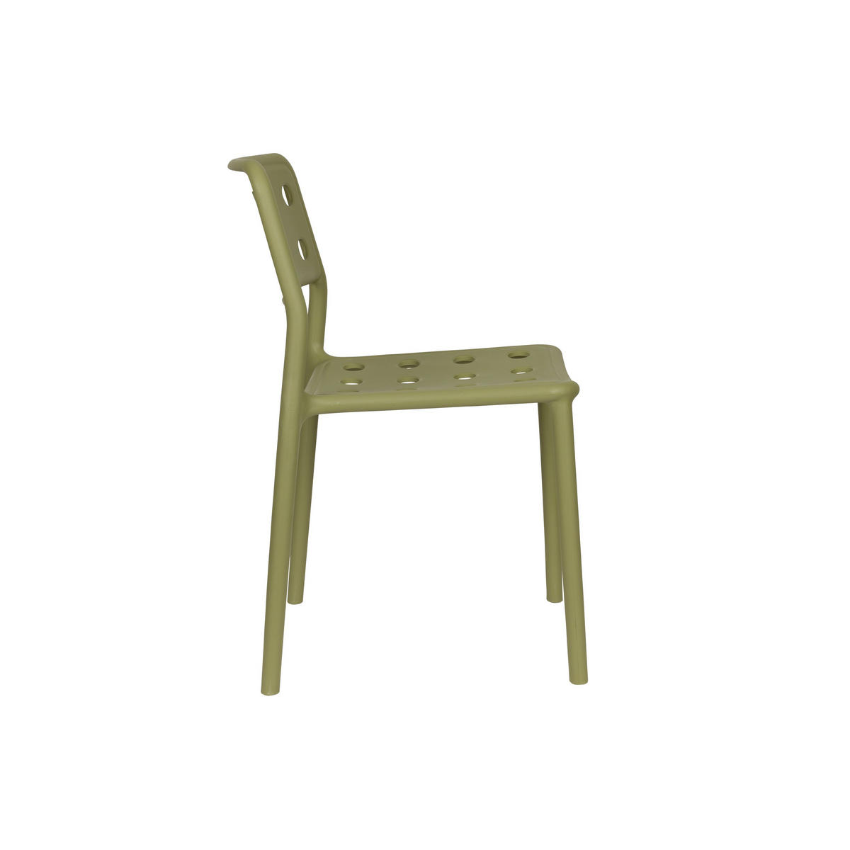 GARTENSTUHL Serra Grün - 4 er Set - Grün, Kunststoff (45.5/80/53cm) - Housecraft Living