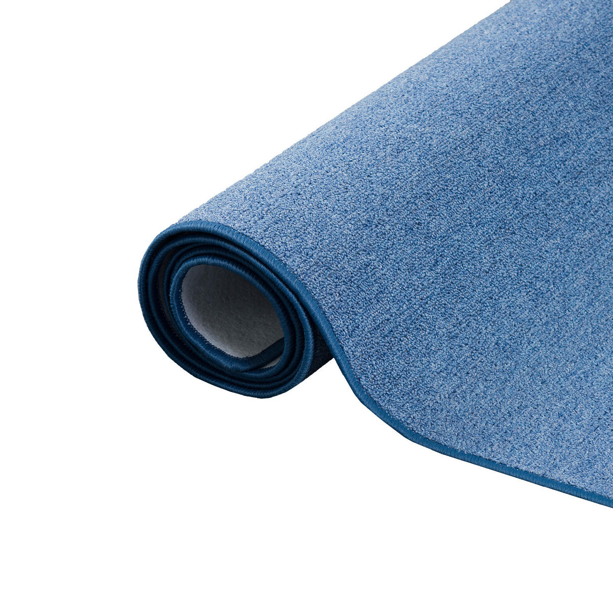 FEINSCHLINGEN VELOUR TEPPICH STRONG - Blau, Textil (160/200cm) - Snapstyle