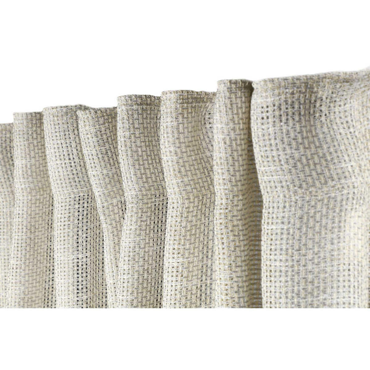 TRANSPARENTER SCHLAUFENVORHANG BRIGHT - Beige, Textil (130/1/250cm) - Schöner Wohnen