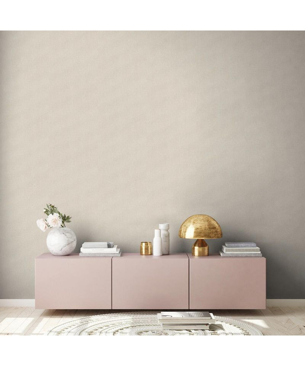 VLIESTAPETE Beige 53/1005 cm - Beige, Textil (53/1cm) - KUNSTLOFT