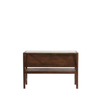 KONSOLENTISCH Yuki Braun 119/41/80 cm - Braun, Holz (119/41/80cm) - Light & Living
