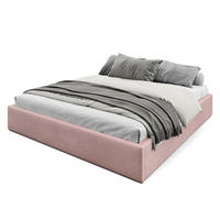 POLSTERBETT 180x200cm Bett mit Stauraum Lattenrost Rosa - Rosa, Holz/Holzwerkstoff (180/200cm) - Muralo