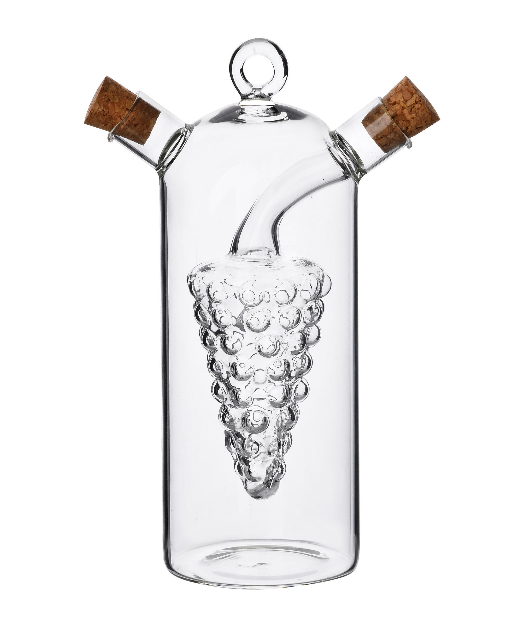 ÖL- und Essigspender Peter 11/6/17 cm Glas - Transparent, Glas (6/17/11cm) - Mondex