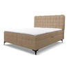 BOXBETT ROMA mit zwei Bettkästen H2/H3 Matratze und Topper 160 x 200 cm - Braun, Holzwerkstoff (160/200cm) - VENASI MÖBEL