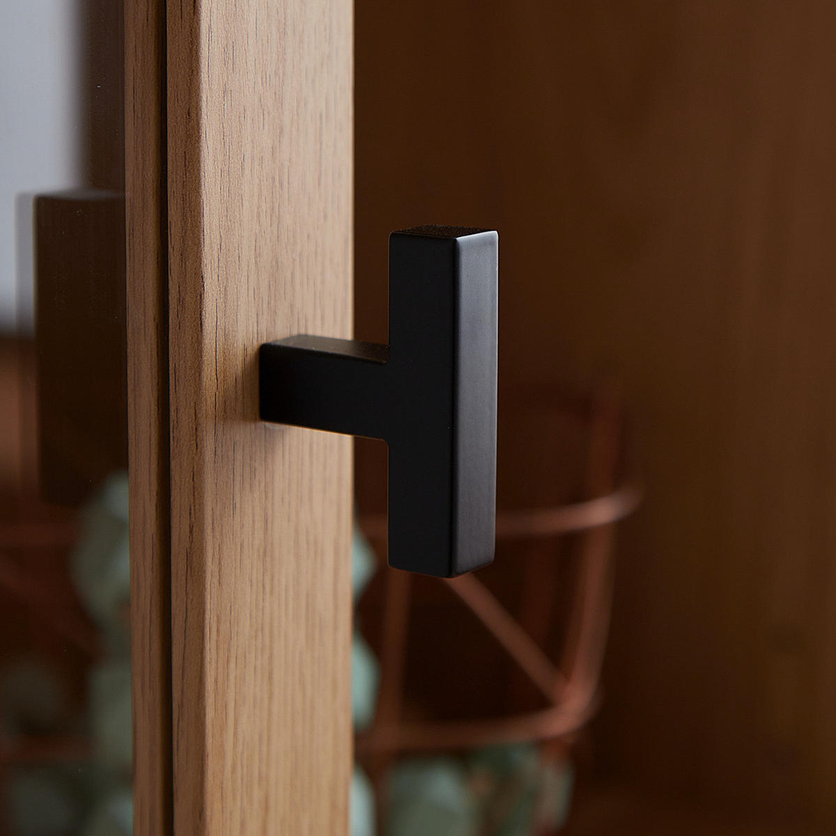 HIGHBOARD - Eichefarben/Schwarz, Holzwerkstoff/Metall (89/130/30cm) - home24