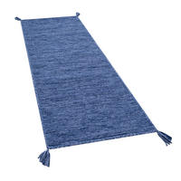 HOCHFLORTEPPICH 60/110 cm Kilim 210 - Dunkelblau, Textil (60/110cm) - Paco Home