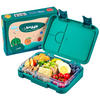 SNACKBOX mit Klick-Verschluss BPA-Frei Tritan Petrol - Petrol, Kunststoff (15/4.5/21cm) - Ecosa