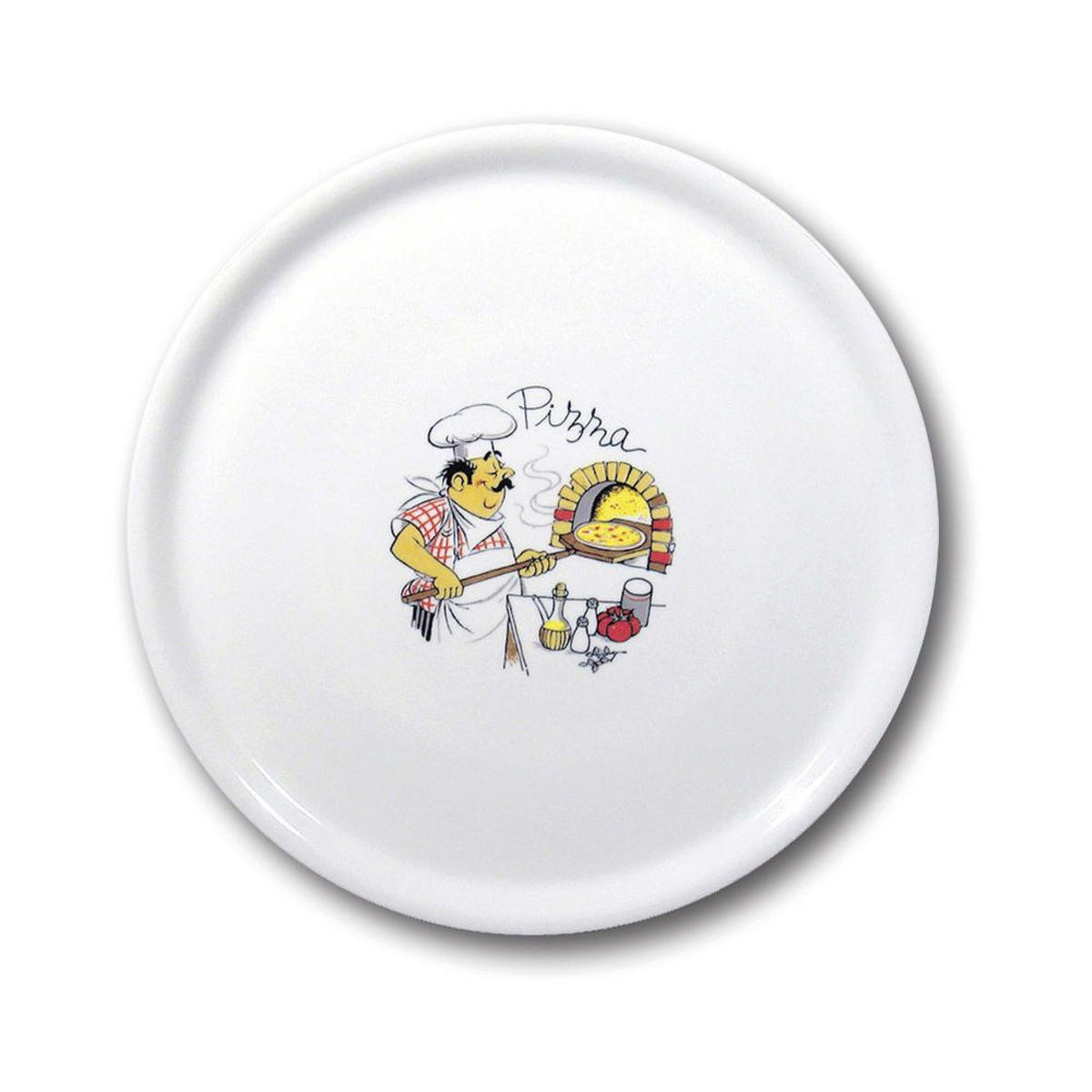 PIZZATELLER Speciale ø330mm - Weiß, Keramik (33cm) - Hendi