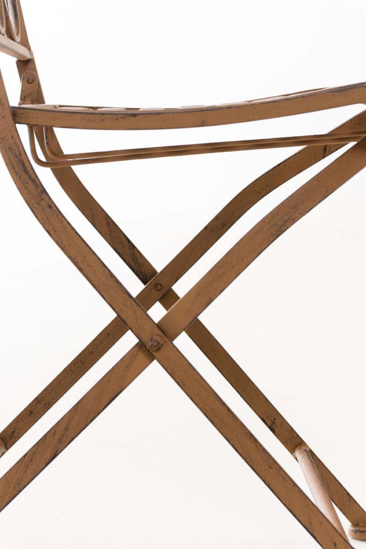 GARTENSTUHL Sidan antik braun - Braun, Metall (42/49/91.5cm) - TPFGarden