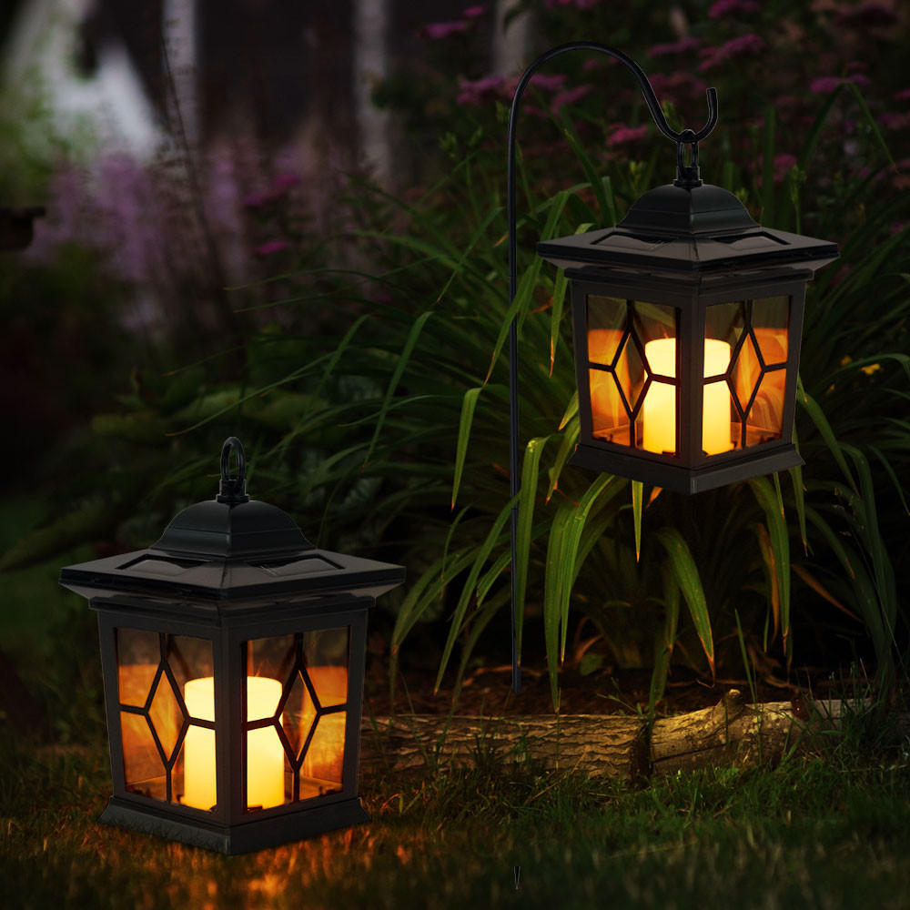 Thumbnail - Globo Lighting Led, Schwarz, Metall, 14.3x19x14.3 cm, Lampen & Leuchten, Außenbeleuchtung, Außenleuchten