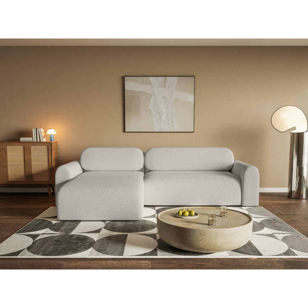 Thumbnail - Fedve Ecksofa, Grau, Textil, L-Form,L-Form, 286x185 cm, Wohnzimmer, Sofas & Couches, Wohnlandschaften, Ecksofas