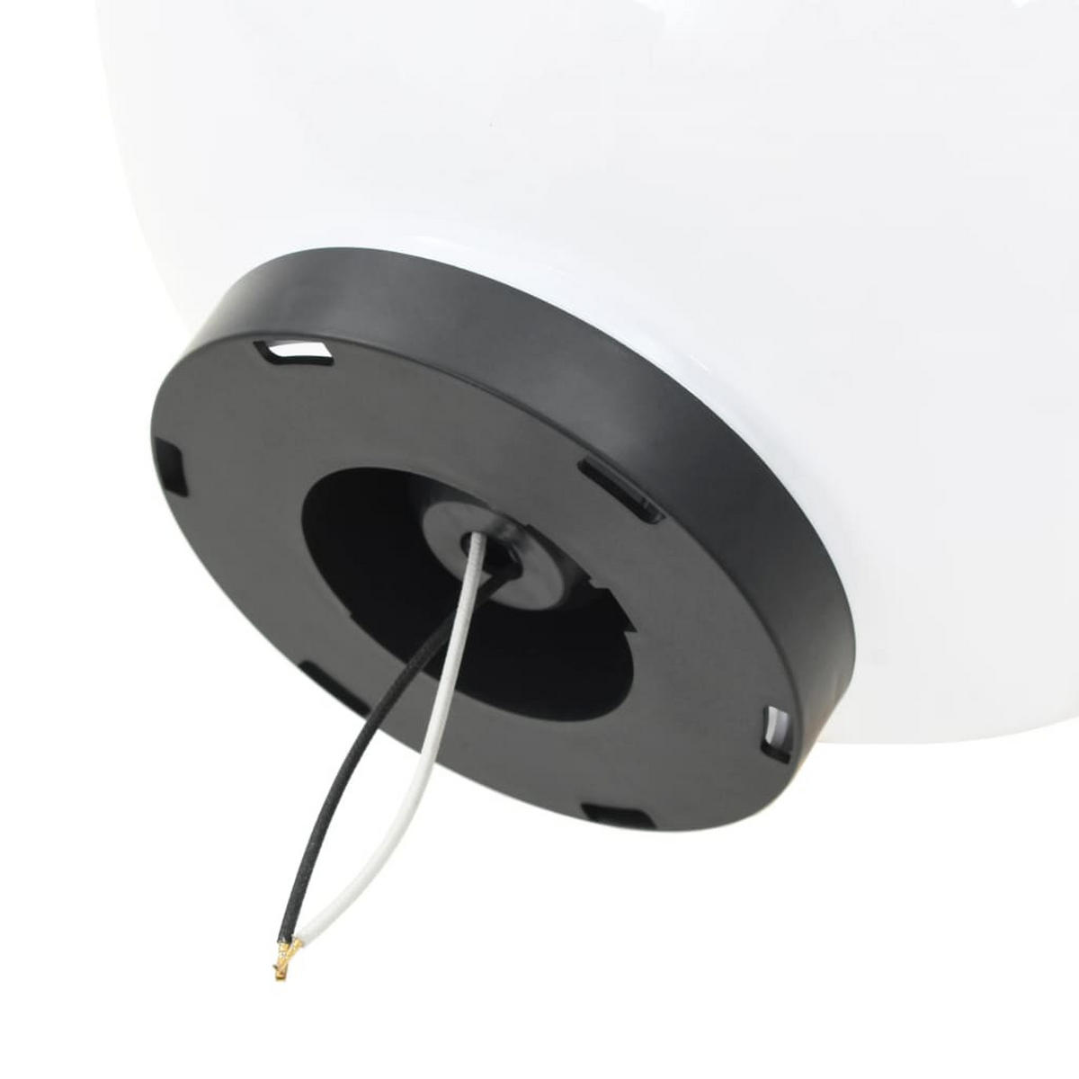 LED-GARTENLEUCHTEN 2Er Set Kugelförmig 30 Cm Pmma - Weiß, Kunststoff (30/30/30cm) - vidaXL