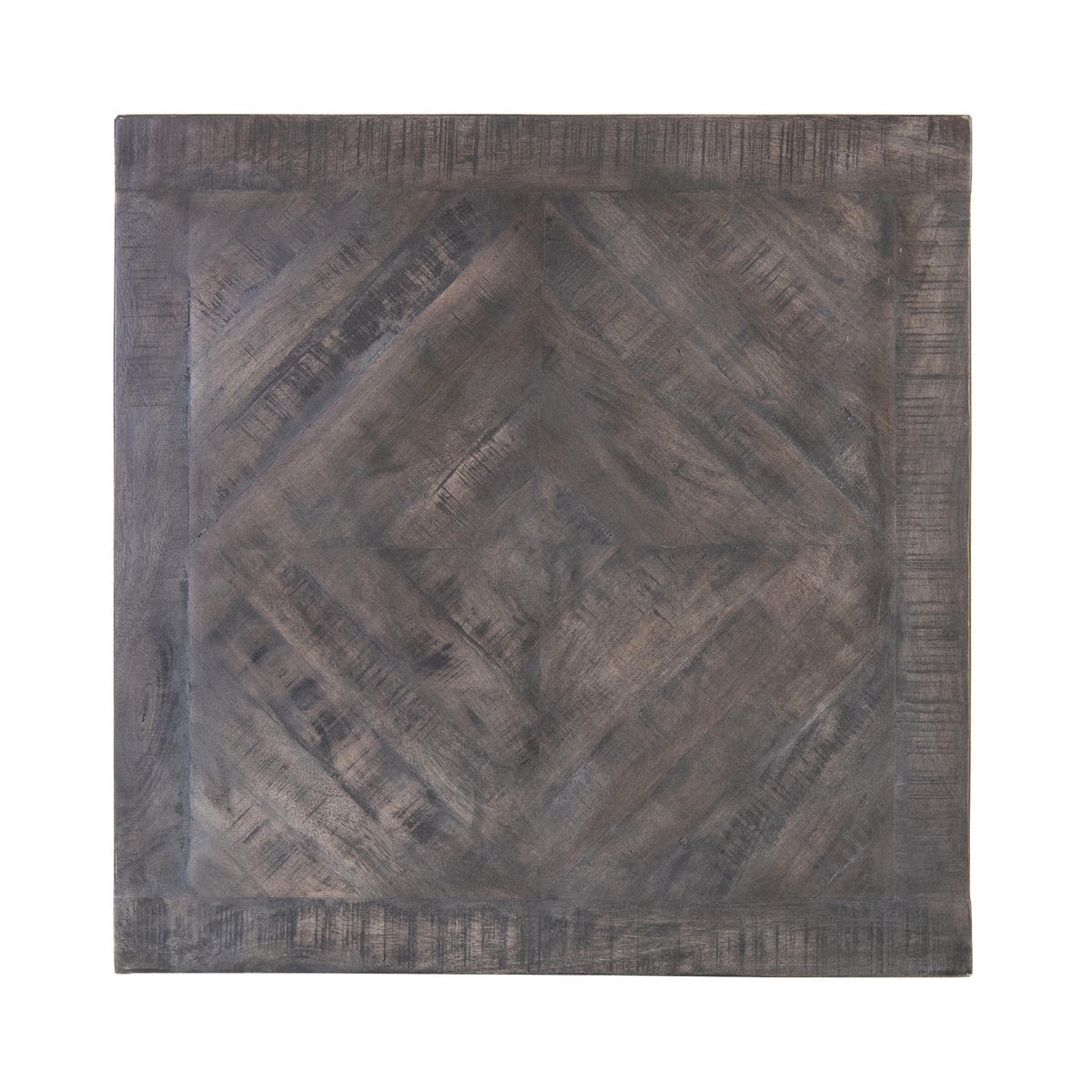 BEISTELLTISCH 60x60 cm Grau aus Mangoholz massiv - Grau, Holz (60/60/60cm) - WOMO-DESIGN