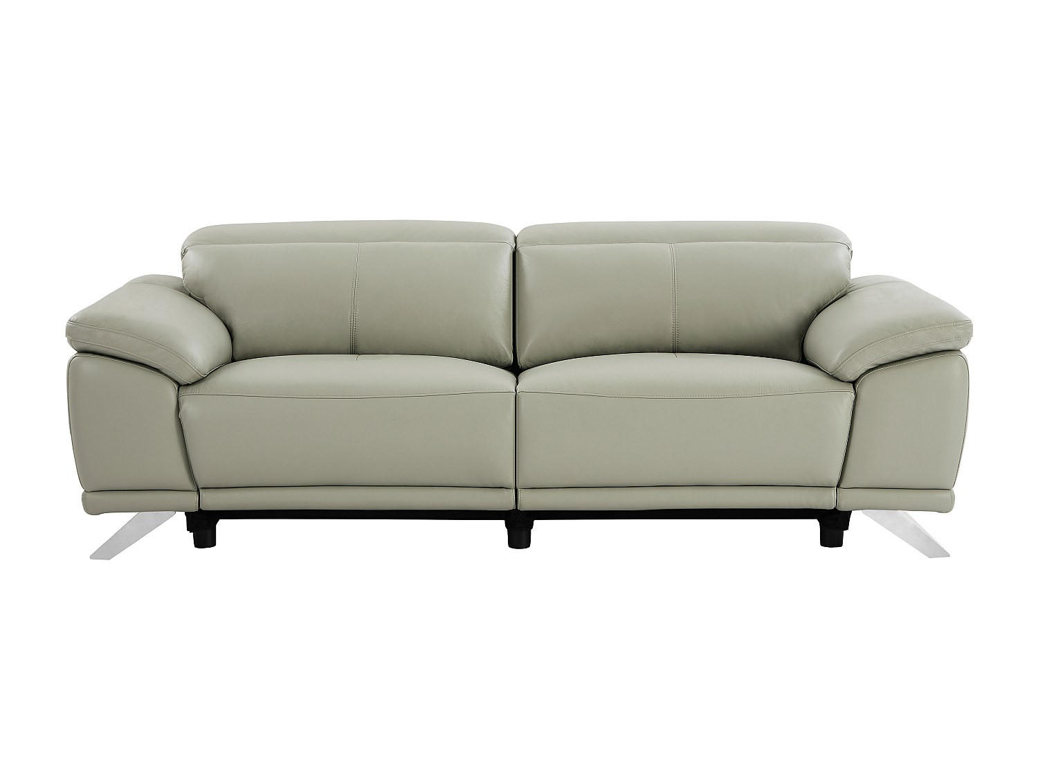 Vente-Unique Relaxsofa Hellgrau 220x76x107 cm