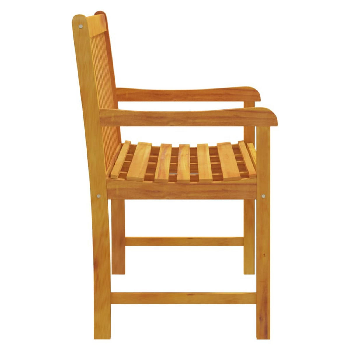 GARTENBANK 110 Cm Massivholz Akazie - Braun, Holz (110/90/55.5cm) - vidaXL
