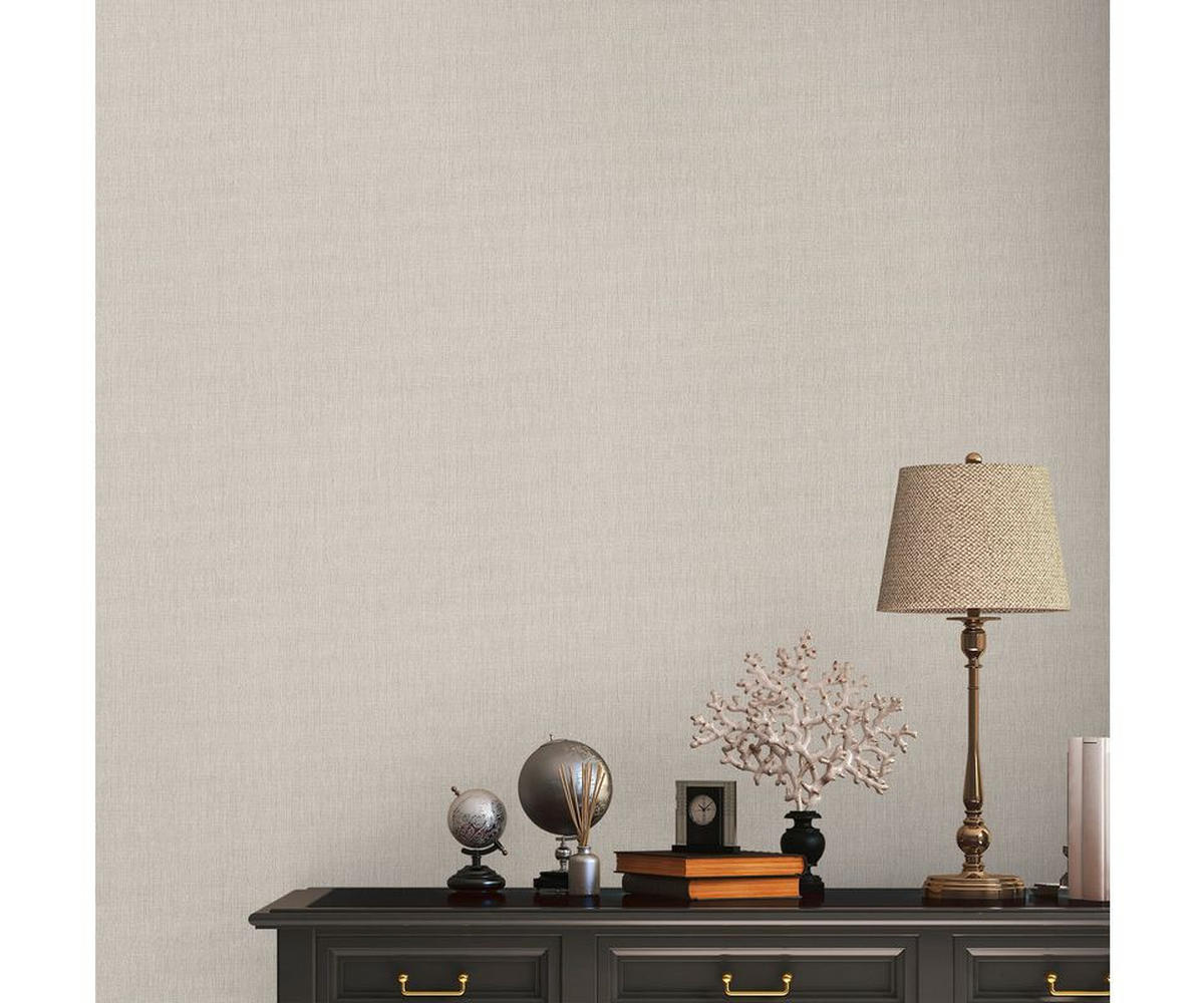 VLIESTAPETE Beige 53/1005 cm - Beige, Textil (53/1cm) - KUNSTLOFT