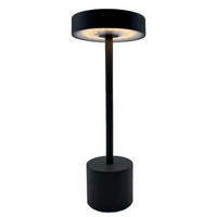 TOUCH-TISCHLAMPE ROBY grau - Grau, Metall (11.8/11.8/30cm) - Lumisky