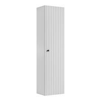 HOCHSCHRANK BELLO hängend geriffelt Weiß matt 35/136/27 cm - Weiß, Holzwerkstoff/Metall (35/136/27.2cm) - Rodan