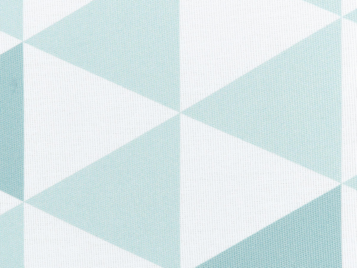 GARTENSTUHLKISSEN 2er-Set Hellblau 37/34 cm Terni - Blau/Weiß, Textil (37/5/34cm) - Beliani