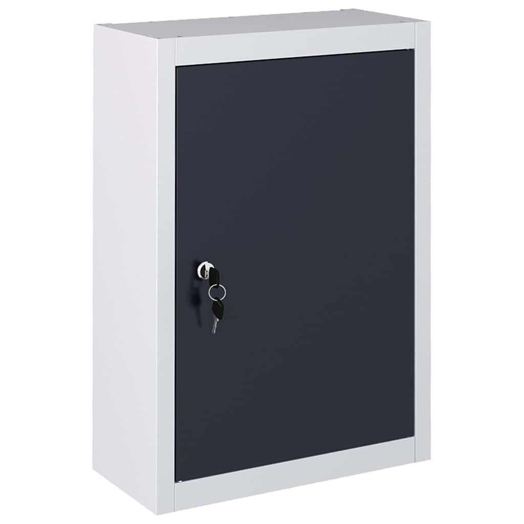 vidaXL Wand-Werkzeugschrank Grau 19x60x40 cm