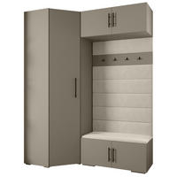 GARDEROBEN-SET 236,7/181,7/47 - Kaschmir/Beige, Holz/Metall (181.7/236.7/47cm) - Abiks Möbel