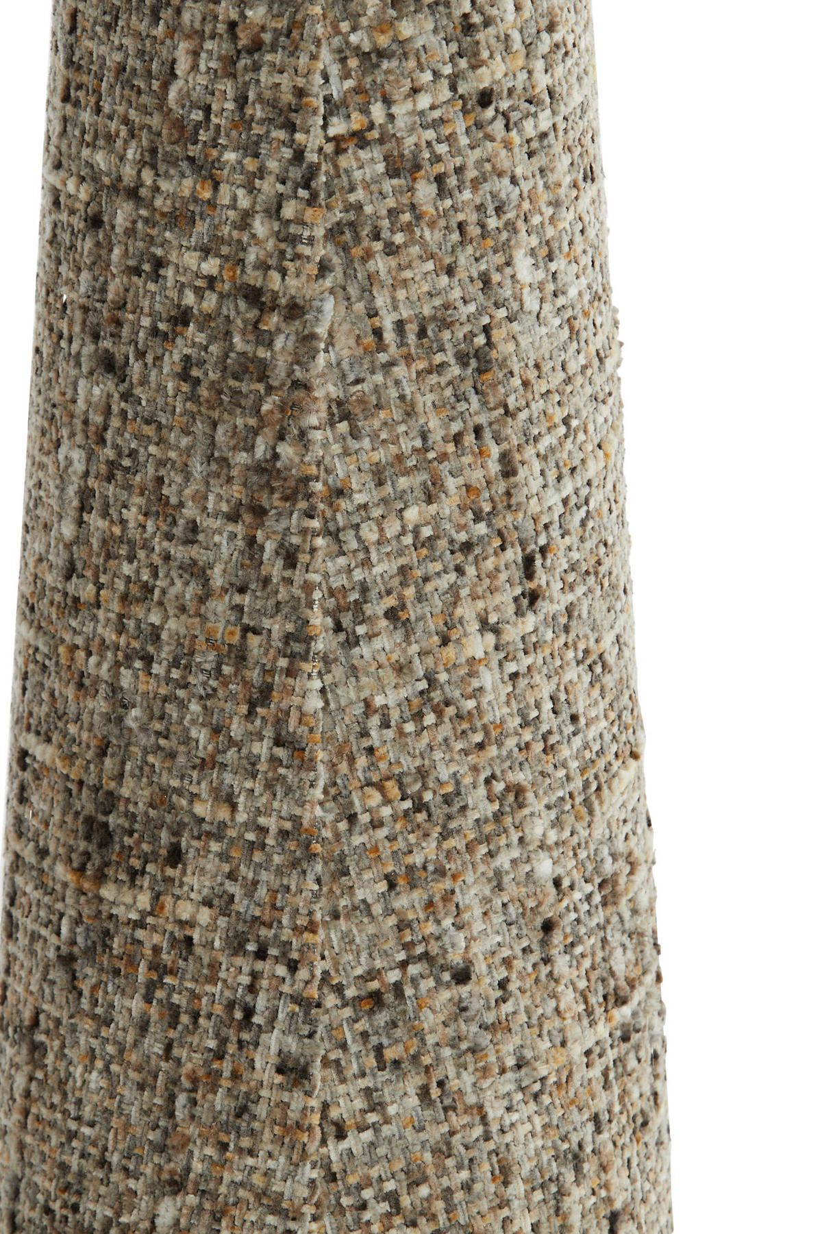 LAMPENSCHIRM Osire Grau 15/10.5/37.5 cm - Grau, Textil (15/10.5/37.5cm) - Light & Living