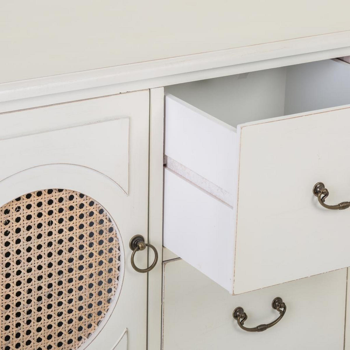 ANRICHTE aus Holz 106x40x78 Cm - Weiß, Holz (106/40/78cm) - Wanderlust