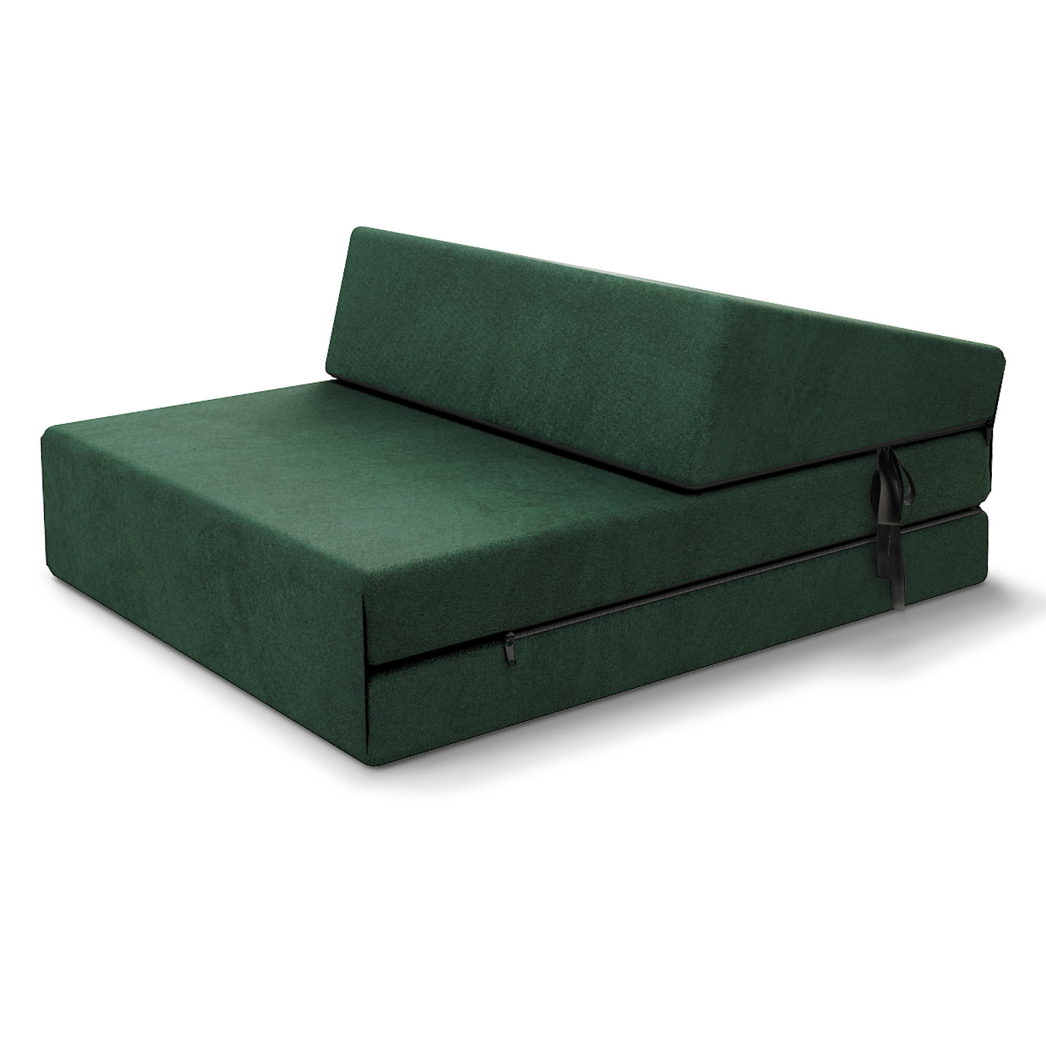 KLAPPMATRATZE SUZI MINI - Dunkelgrün, Textil (70/200cm) - FDM