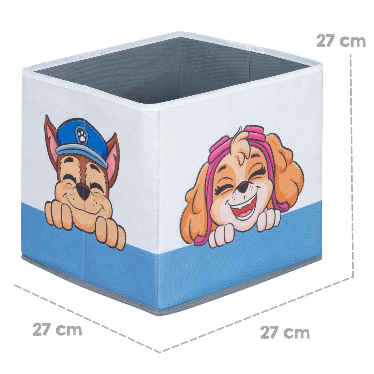 AUFBEWAHRUNGSBOX-SET 2 -teilig Paw Patrol - Blau, Kunststoff (27/27cm) - Roba