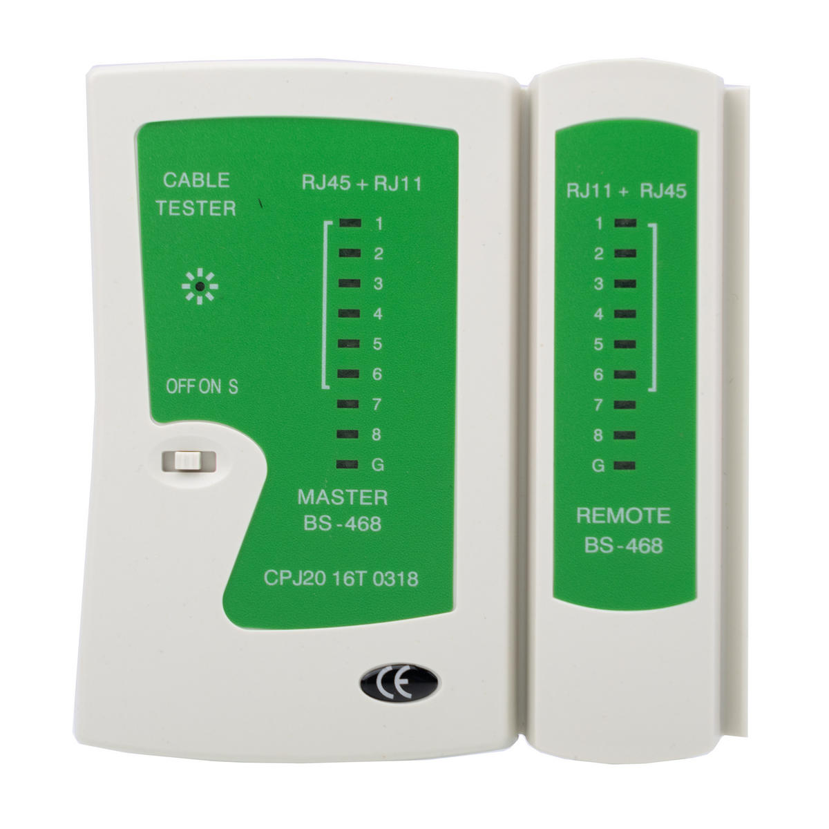 CRIMPZANGE Universal 10-in-1 Set - 146-tlg., Kabeltester RJ9/11/12/45, RJ45 20 St, 100 Kabelbinder - Multicolor, Kunststoff/Metall (27/15/6cm)