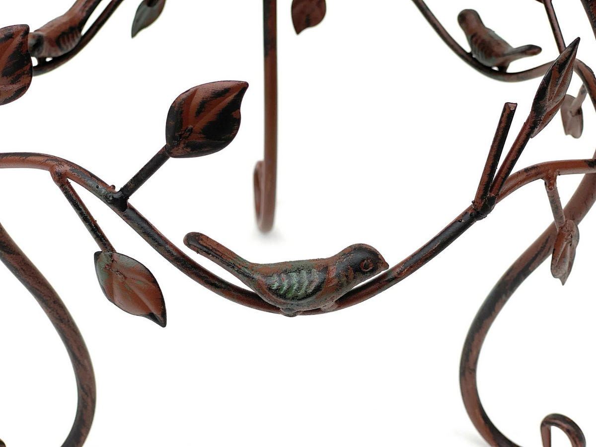 BLUMENHOCKER Metall Braun 25/25/25 cm - Braun, Metall (25/25/25cm) - DanDiBo