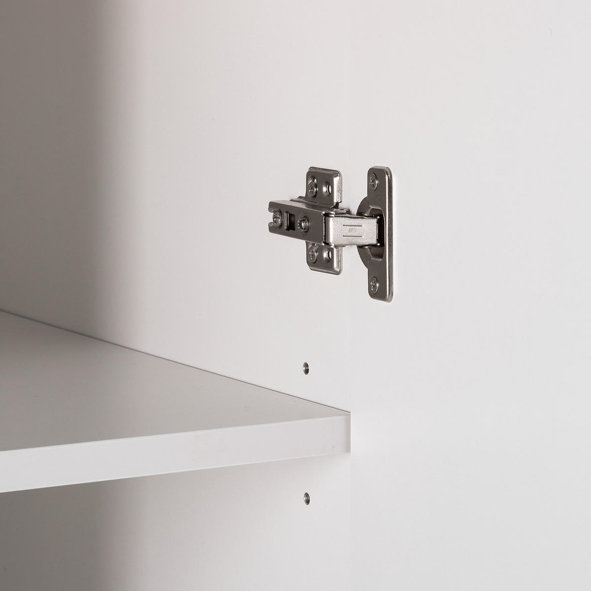 DREHTÜRENSCHRANK - Eichefarben/Weiß, Eichenholz/Holzwerkstoff (154/200/60cm) - home24