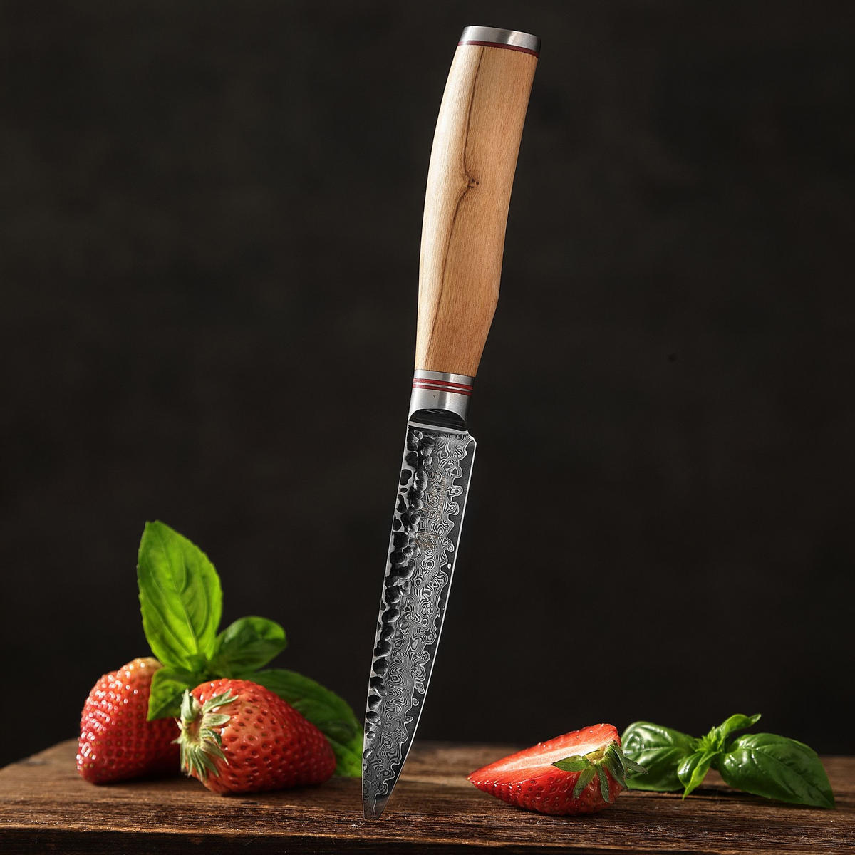 ALLZWECKMESSER 12,5 cm - Braun, Holz/Metall (24cm) - Wakoli