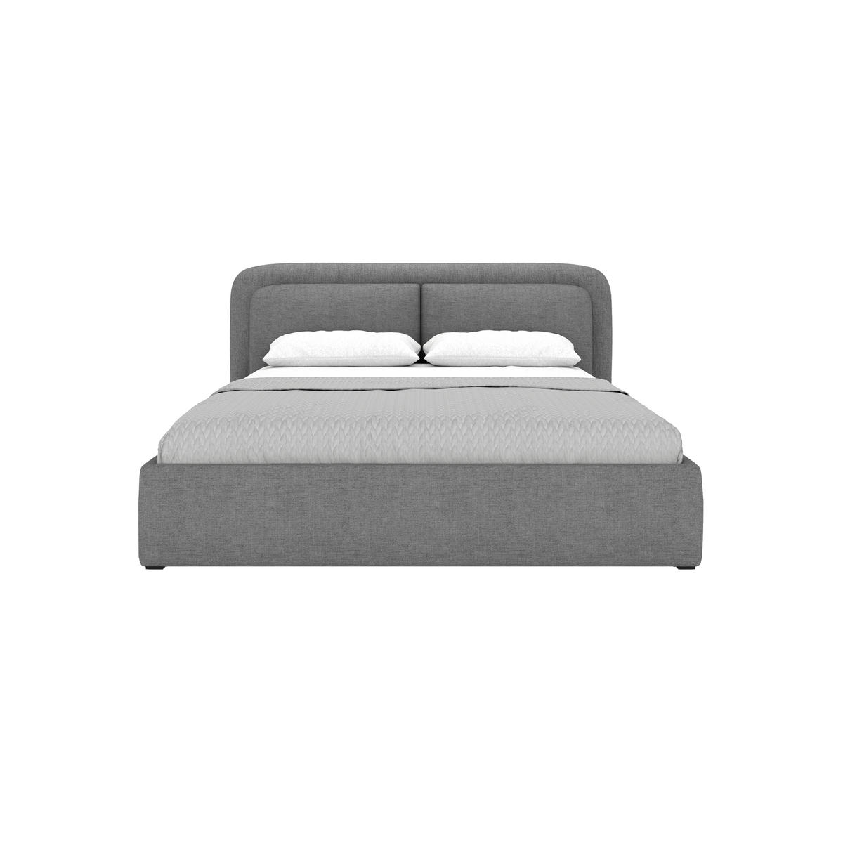 POLSTERBETT Skalo 140x200 cm, Dunkelgrau - Dunkelgrau, Textil (140/200cm) - Fedve