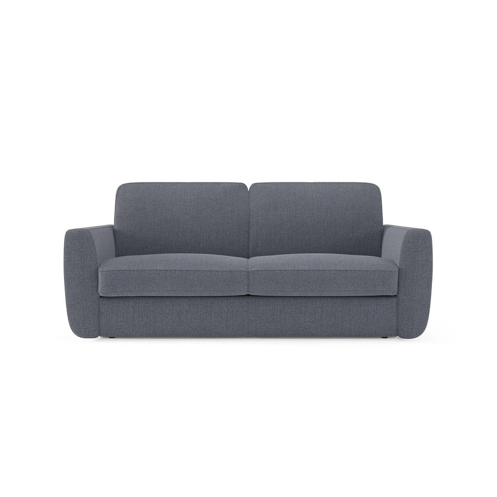 Thumbnail - Divani.store Schlafsofa, Blau, Metall, 202x92x98 cm, Wohnzimmer, Sofas & Couches, Schlafsofas