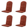 GARTENSTUHLKISSEN Panama 128/48 cm 4er-Set - Rot, Textil (48/5/128cm) - Madison