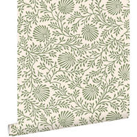 TAPETE Blumenmuster 50 x 900 cm - Grün, Papier (50/900cm) - ESTAhome