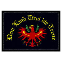 FUSSMATTE FÜR INNEN & AUßEN TIROL - Schwarz, Textil (50/70cm) - WohnDirect