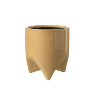 BLUMENTOPF HELIA - Töpferei - Beige - L - Ø 18 cm - Beige, Keramik (18/20.5cm) - J-Line