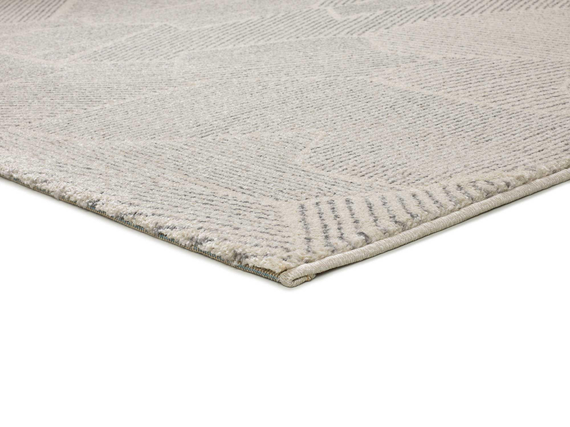 WEBTEPPICH beige und grau Porto 133/190 cm - Beige/Grau, Naturmaterialien/Textil (133/190cm) - Atticgo
