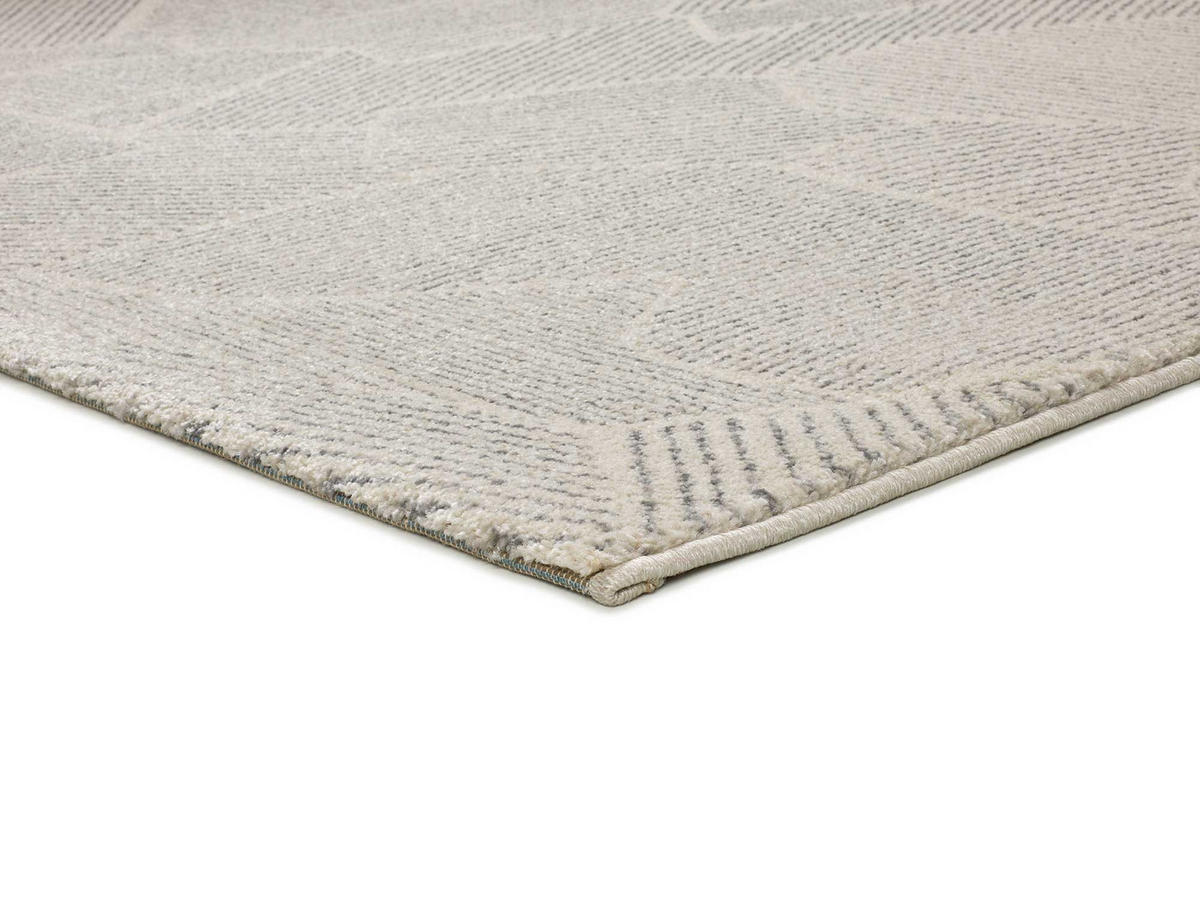 WEBTEPPICH beige und grau Porto 200/290 cm - Beige/Grau, Naturmaterialien/Textil (200/290cm) - Atticgo
