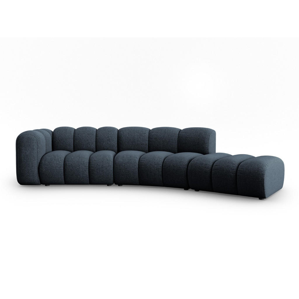 Thumbnail - Micadoni Sofa, Dunkelblau, Textil, 5-Sitzer, 335x70x166 cm, Hergestellt in Europa, Oeko-Tex®, Wohnzimmer, Sofas & Couche...