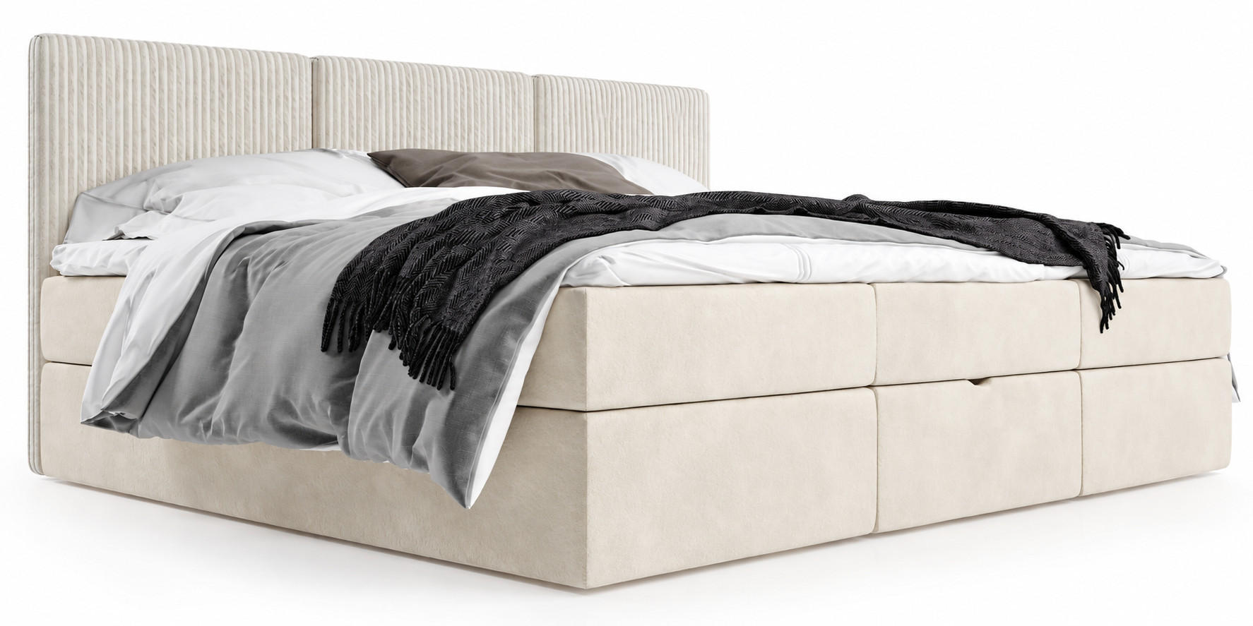 MebleHot Boxspringbett Beige 270x200 cm
